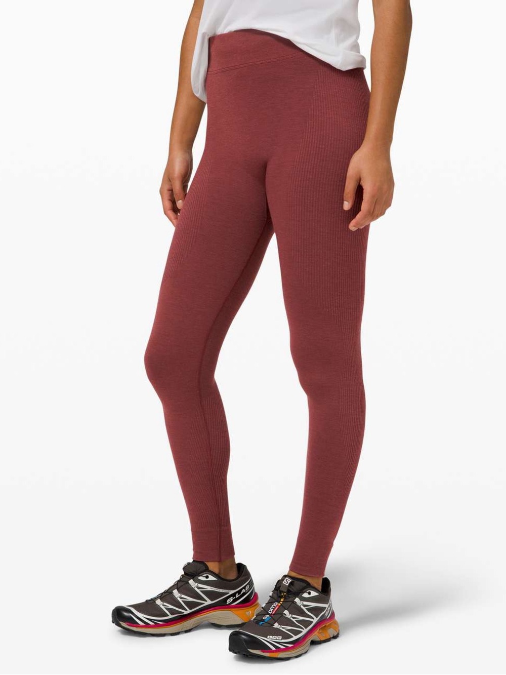 Lululemon Keep The Heat Thermal Tight 27" Savannah Wool Blend SenseKnit